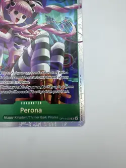 OP14-033 Perona SR One Piece OP14 The Azure Sea's Seven Foil English NM #A6 - Image 5