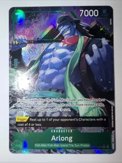 One Piece Arlong Alternate Art OP11-023 a Fist of Divine Speed English, NM Foil - Image 2