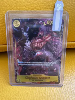 One Piece Pillars Of Strength Charlotte Katakuri Alt Art SEC OP03-123 English - Image 2