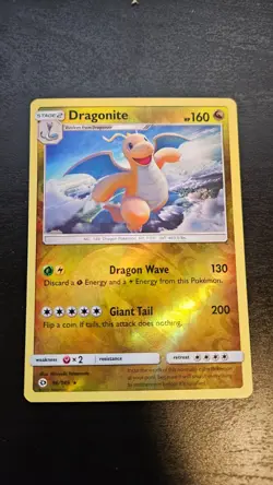 LP Dragonite 96/149 reverse holo Pokemon card - Image 2