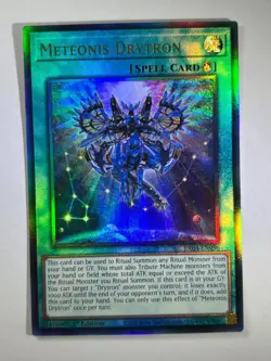 Meteonis Drytron RA04-EN096 Ultimate Rare 1st Edition YuGiOh Card - Image 1