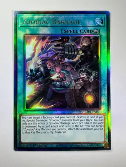 Zoodiac Barrage RA04-EN091 Ultimate Rare 1st Edition YuGiOh Card - Image 1