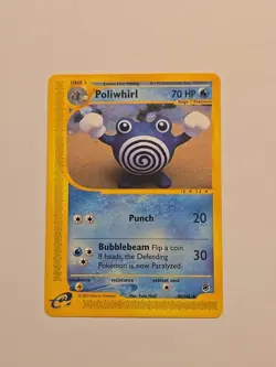 Pokemon Poliwhirl Expedition Base Set Card 089/165 Regular NM Condition - Image 1