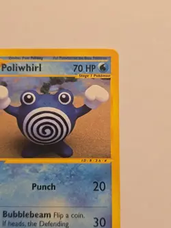 Pokemon Poliwhirl Expedition Base Set Card 089/165 Regular NM Condition - Image 3