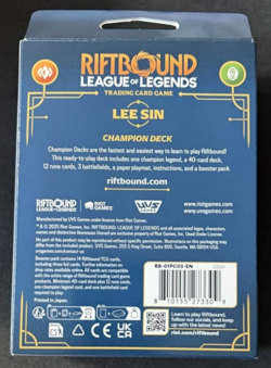 Riftbound League of Legends Trading Card Game: Lee Sin Champion Deck - Image 2