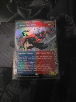 MTG Spider-Man 2099 (Borderless Foil) Marvel's Spider-Man 216 NM - Image 1