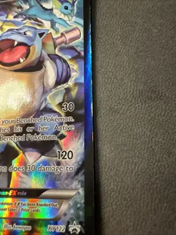 Pokemon TCG Blastoise EX XY122 Black Star Promo Full Art 2016 - Image 2
