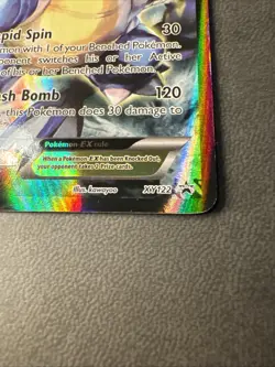 Pokemon TCG Blastoise EX XY122 Black Star Promo Full Art 2016 - Image 3