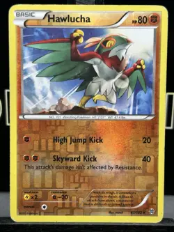 Pokemon - Hawlucha - 87/162 - Rare - Reverse Holo - XY - BREAKthrough - MP - Image 3