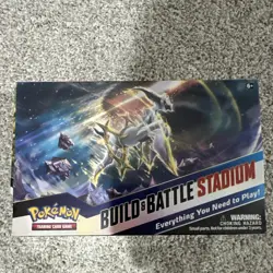 Pokemon TCG Sword & Shield Brilliant Stars Build & Battle Stadium Box Arceus - Image 1