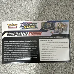 Pokemon TCG Sword & Shield Brilliant Stars Build & Battle Stadium Box Arceus - Image 3
