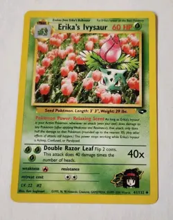 Pokemon TCG Erikas Ivysaur 41/132 Gym Challenge LP - Image 1