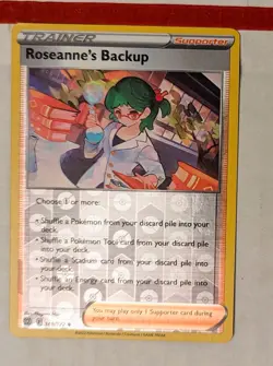 Pokemon Brilliant Stars Roseanne's Backup 148/172 Reverse Holo Uncommon - Image 1