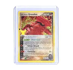 Pokemon 2021 Celebrations 25th Anniversary Holo Rare #9/95 TEAM MAGMA’S GROUDON - Image 1