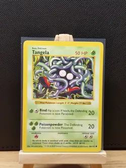 Pokemon TCG 1999 Base Set Shadowless Tangela 66/102 - Near Mint - Image 1