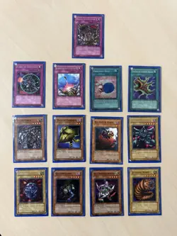 yugioh bulk cards 1996 Blue eyes white dragon SDK-A001, Gemini Elf, Trishula - Image 3