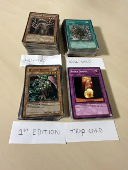 yugioh bulk cards 1996 Blue eyes white dragon SDK-A001, Gemini Elf, Trishula - Image 4