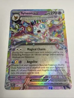 Pokemon Card Sylveon EX 086/191 Surging Sparks Double Rare Near Mint - Image 2