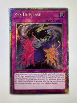 Xyz Universe RA04-EN218 Platinum Secret Rare 1st Edition YuGiOh Card - Image 1
