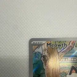 Meowth 106/094 Holo Illustration Rare Phantasmal Flames Pokemon Card - Image 5