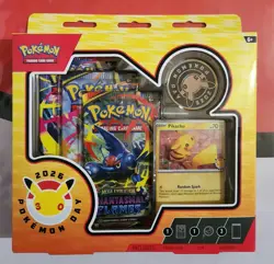 Pokemon Day 2026 TCG Collection Box with Booster Packs & Pikachu Promo Card - Image 1