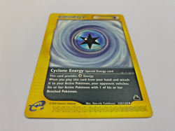 Pokemon Card - Non-Holo Cyclone Energy 143/144 Skyridge *MP* e-Card UC Energy - Image 2