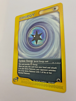 Pokemon Card - Non-Holo Cyclone Energy 143/144 Skyridge *MP* e-Card UC Energy - Image 5