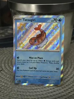 Tatsugiri 127/091 SV Paldean Fates Baby Shiny Pokemon TCG Card - Image 1