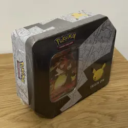 Pokemon TCG 25th Anniversary Tin - Lance's Charizard V - New Sealed Celebrations - Image 2