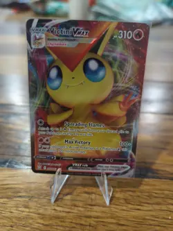Pokemon TCG Victini VMAX Sword & Shield - Battle Styles 022/163 Holo Ultra Rare - Image 1