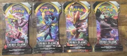 Pokemon TCG Rebel Clash Sleeved Booster COMPLETE ART SET - Image 1