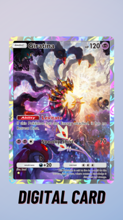 Giratina Full Art Space-Time Smackdown Pokemon TCG Pocket 1 Star ⭐ (English) - Image 1