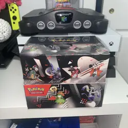 Unova Mini Tin Display Factory Sealed Pokemon TCG Black Bolt White Flare - Image 1