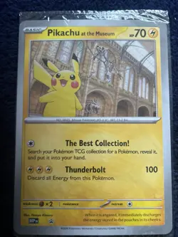 Pokemon TCG Pikachu At The Museum Jumbo Promo Card 2026 - Sealed - New - Image 1