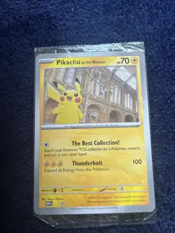 Pokemon TCG Pikachu At The Museum Jumbo Promo Card 2026 - Sealed - New - Image 3