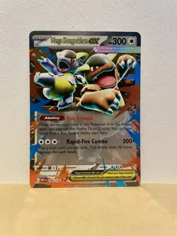 Pokemon TCG Mega Kangaskhan EX Double Rare Card 104/132 Mega Evolution - Image 1