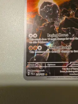 Pokemon TCG Paldean Tauros Holo Card Illustration Rare 218/193 Paldea Evolved - Image 3