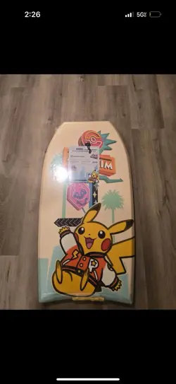 2025 Pokemon World Championships Pikachu Bodyboard Boogie Board Anaheim Worlds - Image 1