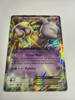Mewtwo EX - XY183 - XY Promo - Holo XY Black Star Promos - Pokemon - Image 2