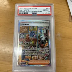 Pokemon Temporal Forces 🧵 Salvatore #212 Special Illustration Rare 🪑 PSA 10 - Image 1