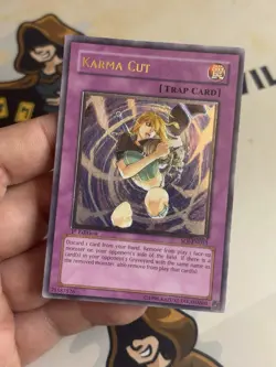 Karma Cut SOI-EN053 Ultimate Rare 1st Edition YuGiOh! LP - Image 2