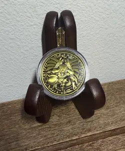 Yu-Gi-Oh! YGO YCS Pre Registration Coin Gold E.H. Shining Neos - Image 1