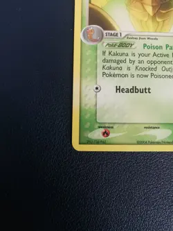 Pokemon Card Kakuna 36/112 EX FireRed & LeafGreen Uncommon - Image 4