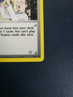 Pokemon Card Trainer Professor Elm 96/111 Neo Genesis Uncommon WOTC - Image 5