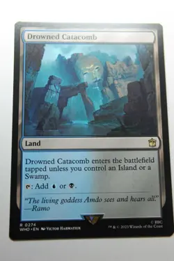 MTG Drowned Catacomb x1- -Doctor Who-Near Mint - Image 1