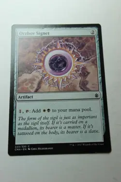 MTG Orzhov Signet x1- -Commander Anthology-Lightly Played - Image 1
