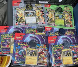 Pokemon Ascended Heroes 2-Pack Blisters Set of 2 SEALED Plus 5 Sets Of 2 Mega Ev - Image 1