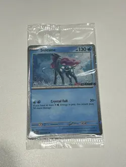 Suicune 026/094 Pokemon TCG Phantasmal Flames EB Games Stamped Promo - SEALED - Image 1