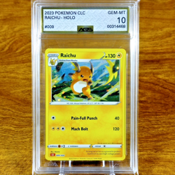 Pokemon Trading Card Game Classic Raichu CLC 009/034 AGS Gem-MT 10 Holo 2023 - Image 1