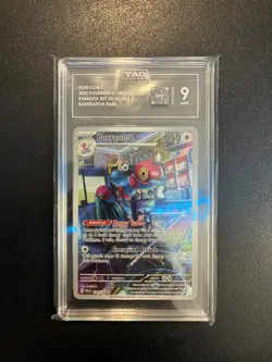 Pokemon Porygon-Z SV04 Paradox Rift Illustration Rare Holo 214/182 TAG 9 2023 - Image 1
